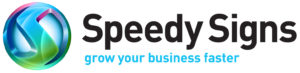 SpeedySigns logo on white